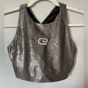 CycleBar Sports Bra | Chrome Shimmer | Medium | CYCLEBAR | Emily HSU Designs